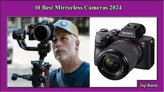 ✅ 10 Best Mirrorless Cameras 2024  Best Mirrorless Cameras [upl. by Lamberto]