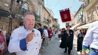 DESFILE 2024 COFRADÍAS ASISTENTES AL LXXII CAPITULO SERENISIMO DE LA COFRADÍA DEL VINO DE ALBARIÑO [upl. by Nwahser]