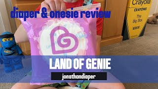 Diaper and Onesie Review LAND OF GENIE Part I  ABDL [upl. by Ymeon227]