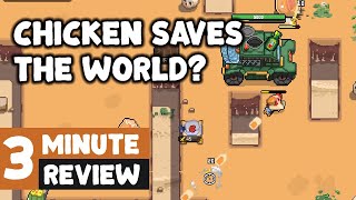 Roguelike Tower Defense  Cluckmech Oasis  3 minute review [upl. by Haneen]