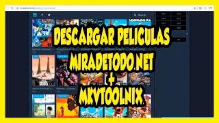 DESCARGAR PELICULAS DE MIRADETODONET  MKVTOOLNIX [upl. by Whitman840]