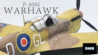 Curtiss P40M Warhawk Trumpeter 132 Full build aircraft model kit [upl. by Nissy]