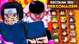 SHONEN UNLEASHED ESSES SÃO TODOS OS PERSONAGENS DESSE FUTURO JOGO BATTLEGROUND DE ANIMES DO ROBLOX [upl. by Llennol99]