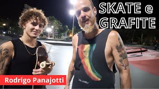 SKATE e GRAFFITI na PRAÇA DUÓ com RODRIGO PANAJOTTI [upl. by Otrevlig454]