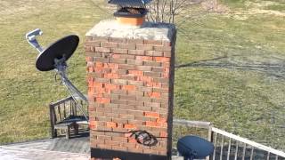 Water Damaged Brick Chimney  Spalling [upl. by Mascia]