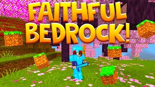 How To Get Faithful Texture Pack in Minecraft Bedrock 120 [upl. by Araed838]