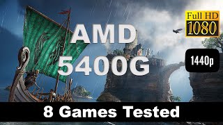 AMD RYZEN 5400G Gaming Benchmark New 4 core Gaming CPU [upl. by Reffotsirk662]