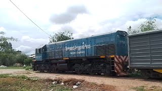 TRENES ARGENTINOS CARGAS G22CU 7737 EXPRESS A SALTA CAPITAL [upl. by Meehan]