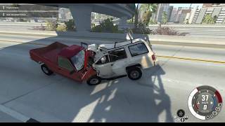 Real Car Accidents CrashesRealne Wypadki Samochodowe Drogowe 3  BeamNGDrive [upl. by Alyosha]