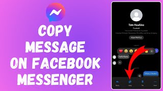 How to Copy Message on Facebook Messenger [upl. by Yennor]