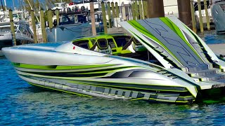 2 Million speed yacht  2700HP 52ft Outerlimits  Must Watch [upl. by Elatsyrk]