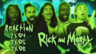 Evil Morty AND Prime Rick  Rick and Morty 7x4 7x5 7x6 Group Reaction [upl. by Nnylf]