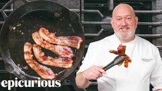 The Best Bacon Youll Ever Make And Every Method to Avoid  Epicurious 101 [upl. by Lezirg957]