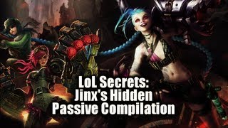 LoL Secrets  Jinxs Hidden Passive Collection ft Cait and Vi [upl. by Joshia]