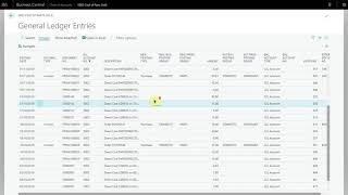 How to view the General Ledger Entries of a particular GL Account in Business Central [upl. by Gnet905]