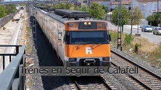 Trenes en Segur de Calafell [upl. by Aniar]