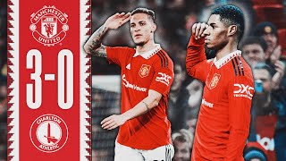 Through To The SemiFinals 🙌  United 30 Charlton  Highlights [upl. by Ellehcyar]