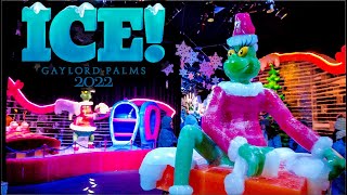 ICE at Gaylord Palms is BACK Featuring quotHow The Grinch Stole Christmasquot in 2022 [upl. by Zeculon]