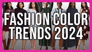 Top 5 Fashion Color Trends That Will Be Everywhere In FallWinter 2024 fashiontrends2024 [upl. by Nirb]