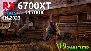 RX 6700 XT  Core i7 11700K  Test in 24 Games [upl. by Nilyahs]