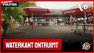 🚀De Nieuwe Politiek Live Waterkant ontruimt zonder reden SURINAME [upl. by Furlani]