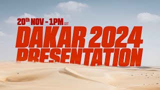 🇬🇧 Follow the Dakar2024 official presentation [upl. by Enrobialc]