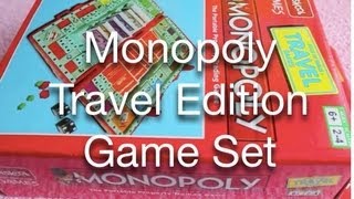 Monopoly Travel Edition Game Set [upl. by Cirederf]