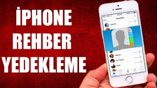 İPHONE REHBER YEDEKLEMEKİŞİLERİ SİME AKTARMA [upl. by Pittman]