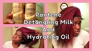 Pantene Gold Series LeaveIn Detangling Milk and Intense Hydrating Oil [upl. by Dnomrej736]