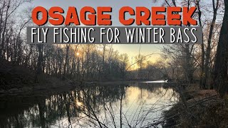 Fly Fishing for Winter Bass in Northwest Arkansas [upl. by Ralyt]