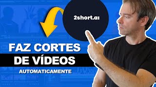 Como Fazer Cortes Para Tiktok YouTube Shorts e Reels Com a 2shortai [upl. by Eicrad356]