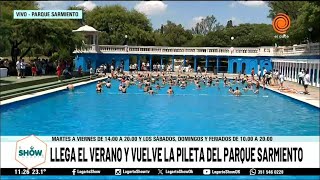 Llega el verano y vuelve la pileta del Parque Sarmiento [upl. by Mansfield]