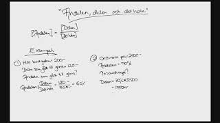 Åk 8  Ingrid  Procent  Andelen delen och det hela [upl. by Dalohcin]