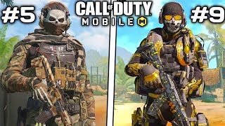 Every Ghost Skin In Cod Mobile 😍🔥 14 Different Ghost Skins [upl. by Stefania72]