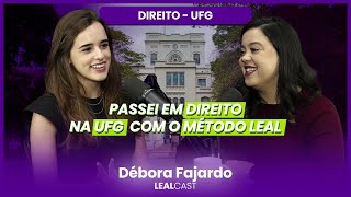 COMO PASSAR EM DIREITO NA UFG  LEALCAST 14 [upl. by Haon866]