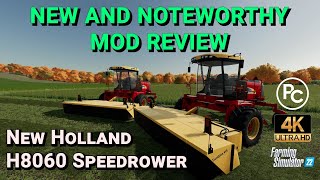 New Holland H8060 Speedrower  Mod Review  Farming Simulator 22 [upl. by Anehsuc268]