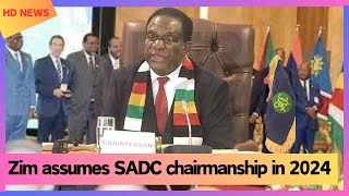 Zim assumes SADC chairmanship in 2024 [upl. by Rhu]