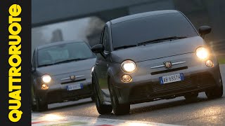 Abarth 695 Biposto Test Drive  Prova su Pista [upl. by Joell]