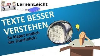 Mit diesen Tricks kannst du Texte besser verstehen sogar ohne Lerntechnik [upl. by Aimak356]