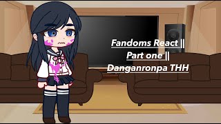 Pregame Danganronpa react to ingame 12 [upl. by Oicirbaf541]