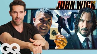 Martial Artist Scott Adkins Breaks Down John Wick Fight Scenes  GQ [upl. by Grath]