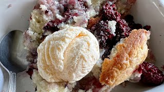 EASY Blackberry Cobbler [upl. by Gilud735]