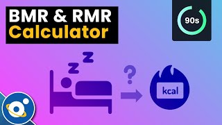 Metabolic Rate BMR vs RMR explained in 90 seconds [upl. by Palila662]