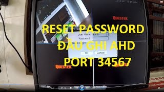 HƯỚNG DẪN RESET MẬT KHẨU ĐẦU GHI AHD PORT 34567 VMEYESUPER  HIEU PHAM [upl. by Ecinwahs413]