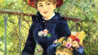 Sur la Terrasse par le peintre français Pierre Auguste Renoir [upl. by Vtarj202]