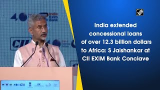 India extended concessional loans of over 123 billion dollars to Africa S Jaishankar [upl. by Hasen]