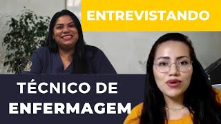 ENTREVISTA COM UM TÉCNICO DE ENFERMAGEM [upl. by Ecinerev]