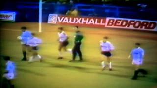 Luton Town 31 Manchester City LC4 Wegerle 2 Oldfield 29th Nov 1988MP4 [upl. by Hallett]