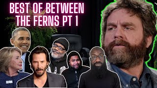 Between Two Ferns Part 1 Reaction Deadpan Humor and Awkward Exchanges with Celebrities [upl. by Adyeren]