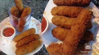 Beef Cheese Finger।। বিফ চিজ ফিংগার।।Easy snacks Recipe।। [upl. by Even]